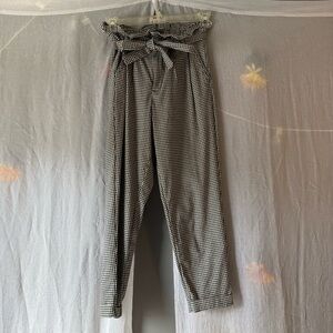 Forever 21 Black and White Gingham Pants